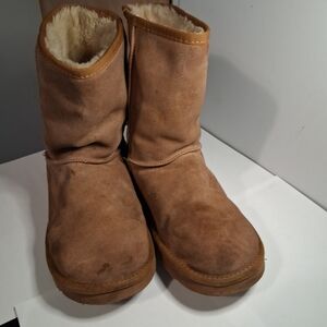 UGG Beige Suede Boots